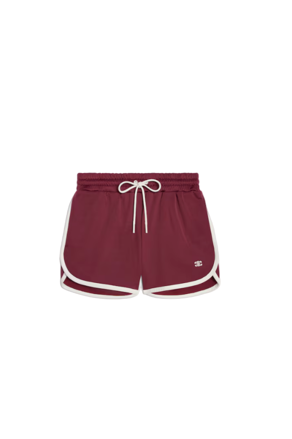 Mini jogger shorts in double face jersey