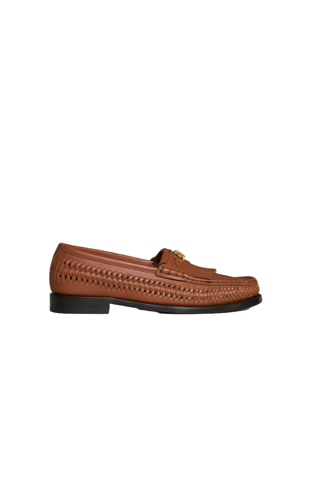 Celine luco braided loafer in calfskin