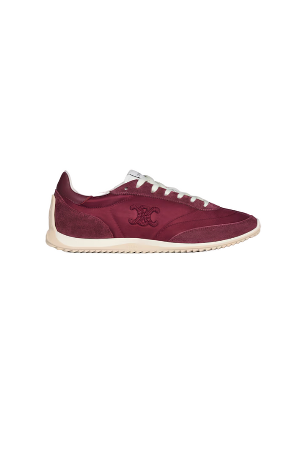 Racer - low top sneaker in nylon, suede calfskin and calfskin