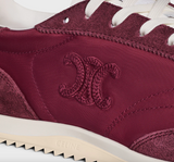 Racer - low top sneaker in nylon, suede calfskin and calfskin
