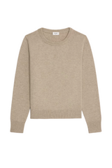 Crew neck sweater in heritage cashmere