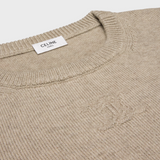 Crew neck sweater in heritage cashmere