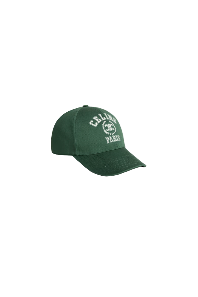 University baseball cap in gabardine coton washed