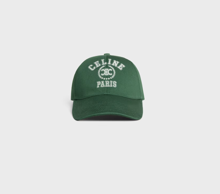 University baseball cap in gabardine coton washed