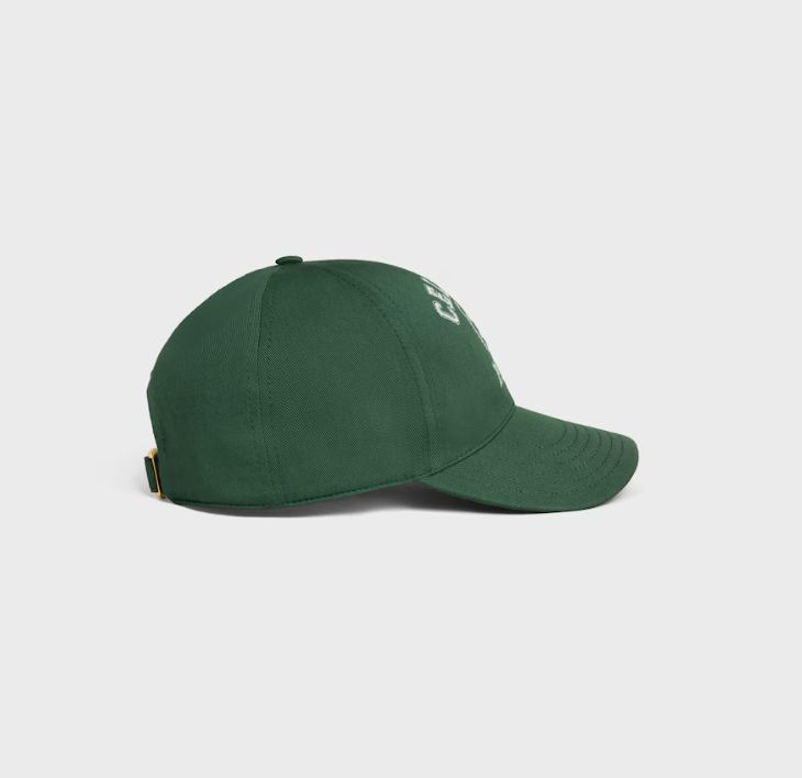 University baseball cap in gabardine coton washed