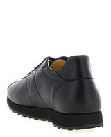 lace-up leather sneakers