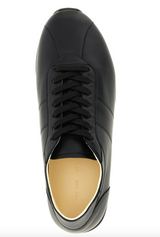 lace-up leather sneakers