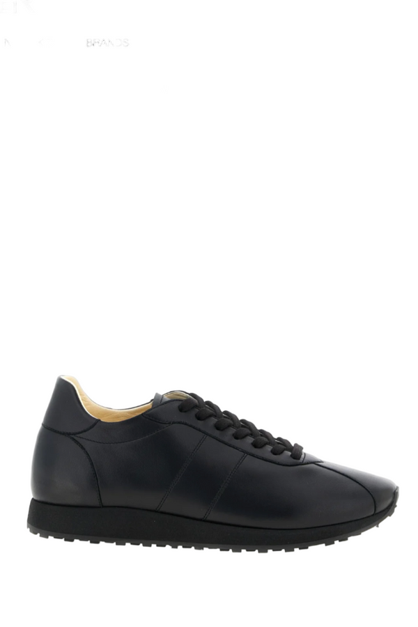 lace-up leather sneakers