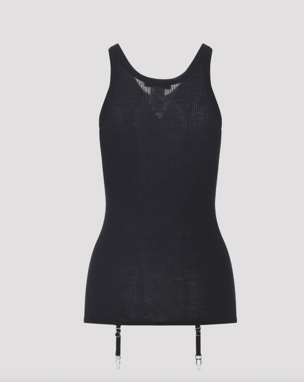 Black Wool Top