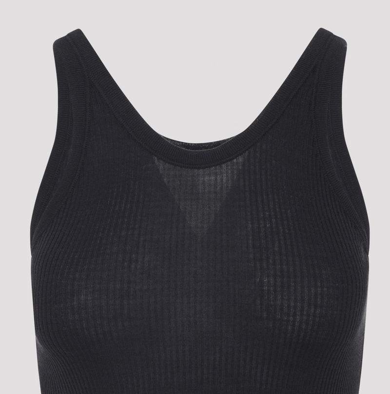 Black Wool Top
