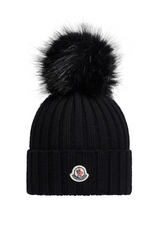 WOOL HAT WITH POMPOM