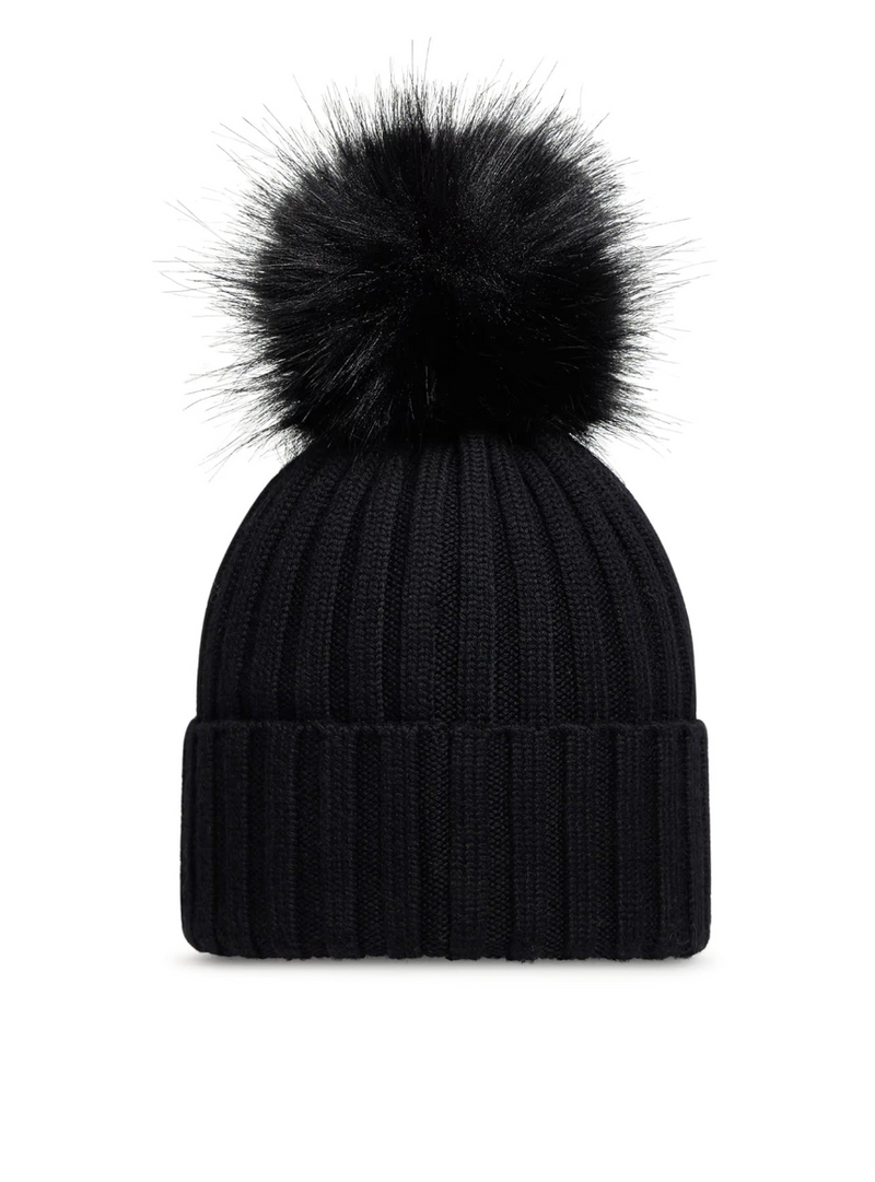 WOOL HAT WITH POMPOM