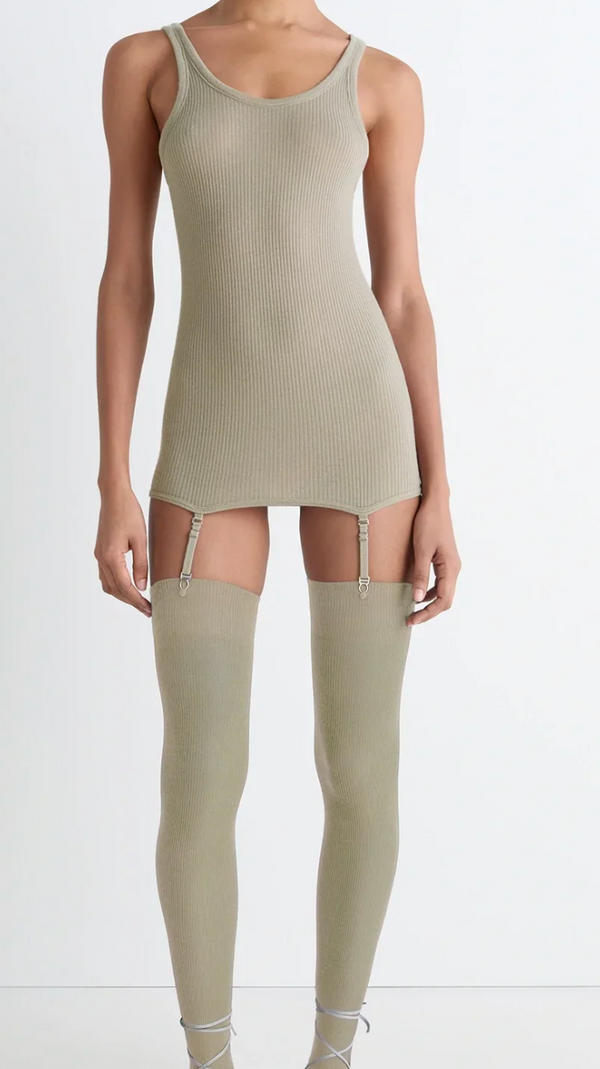 seemless short sleeves tank top with suspenders