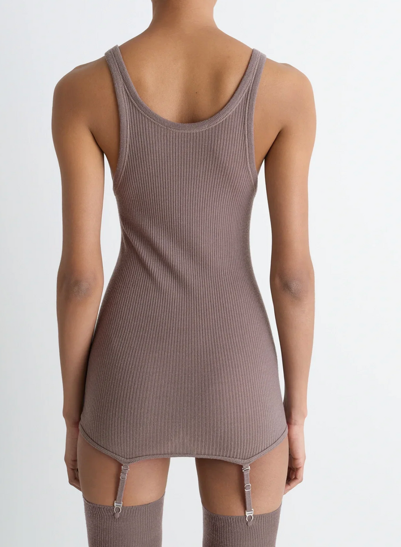 seemless short sleeves tank top with suspenders