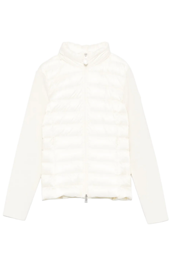logo-patch padded jacket