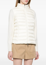 logo-patch padded jacket
