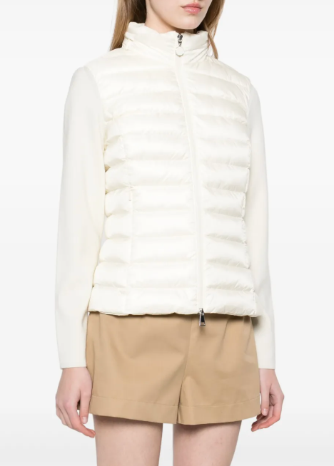 logo-patch padded jacket