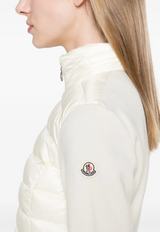 logo-patch padded jacket
