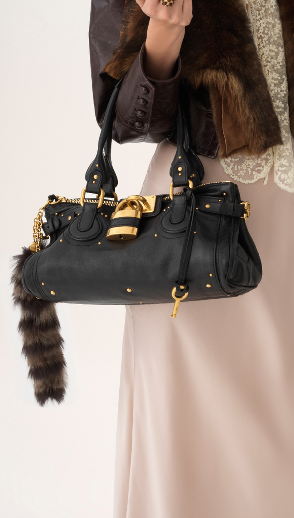 Paddington bag in grained leather