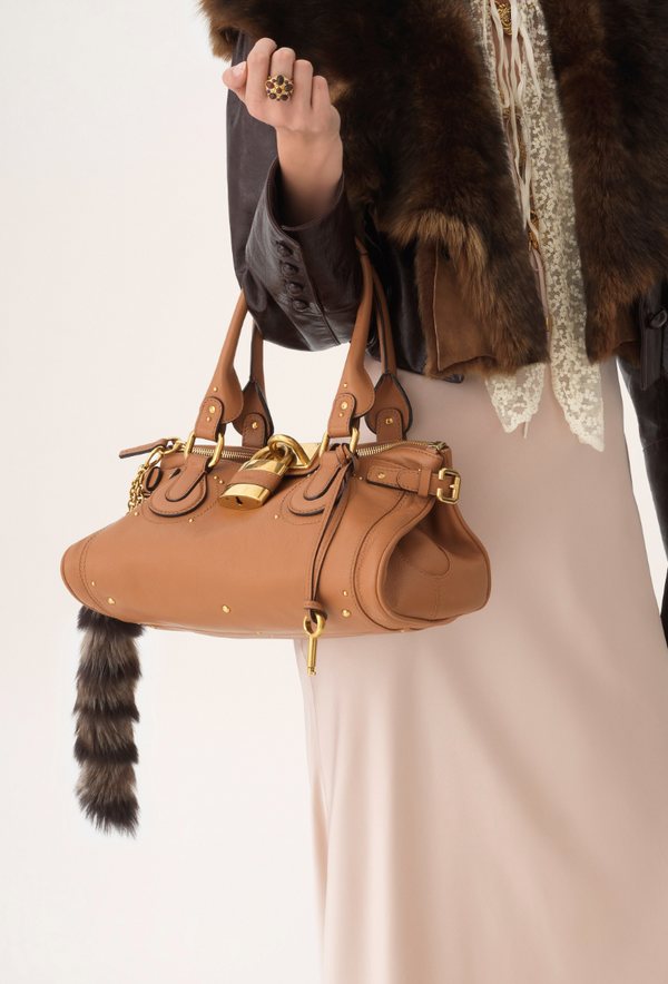 Paddington bag in grained leather
