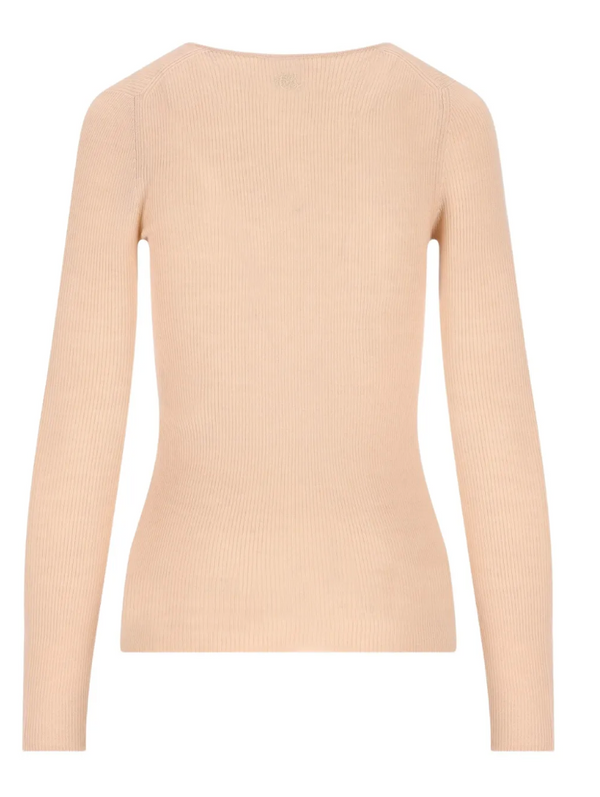 Henley shirt in a merino wool knit
