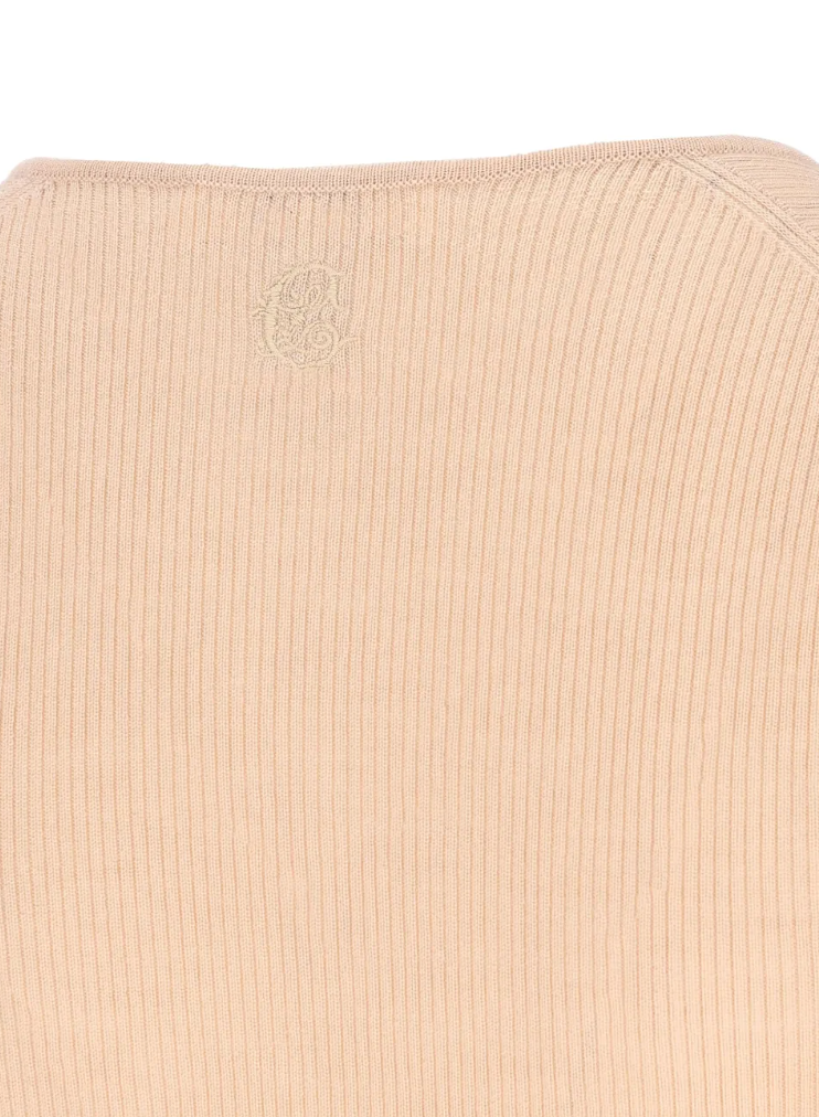 Henley shirt in a merino wool knit