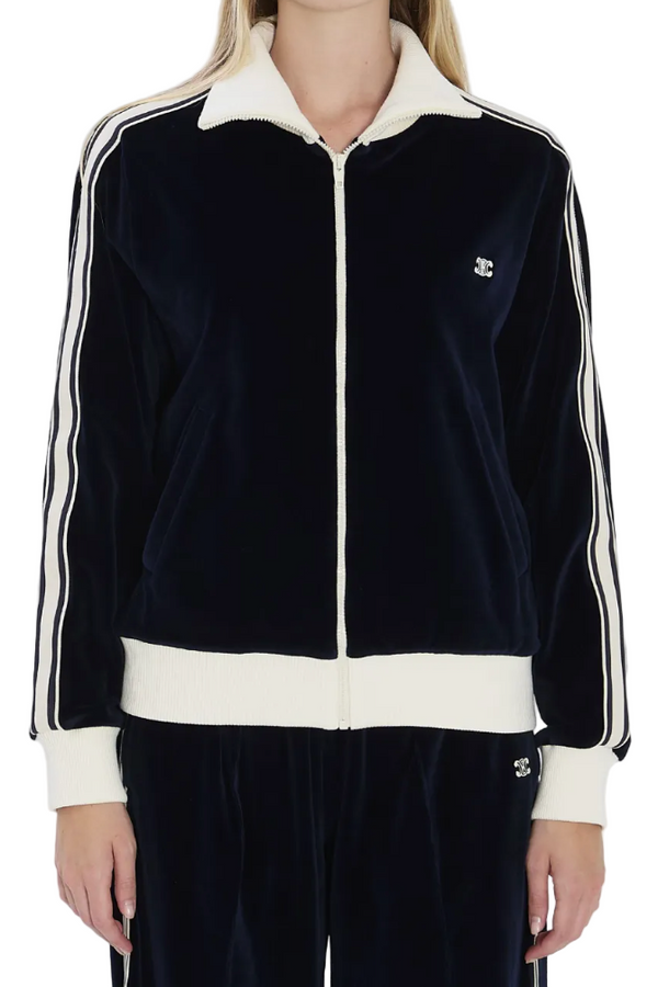 Triomphe velvet jacket