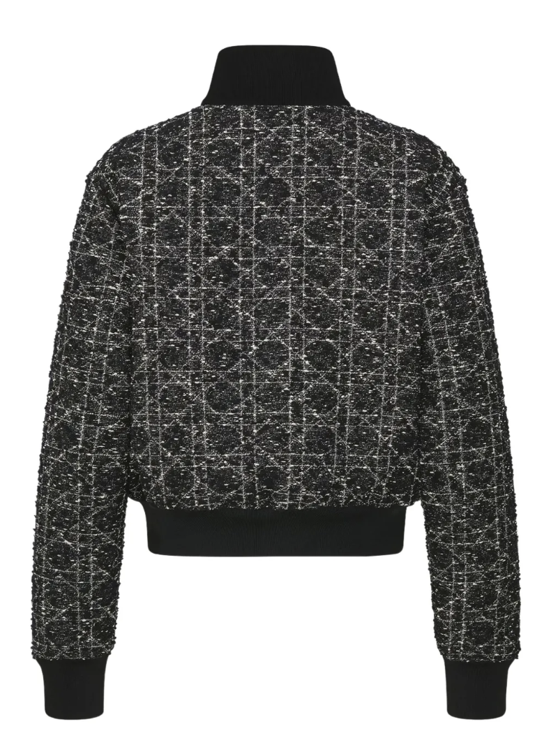 tweed bomber jacket