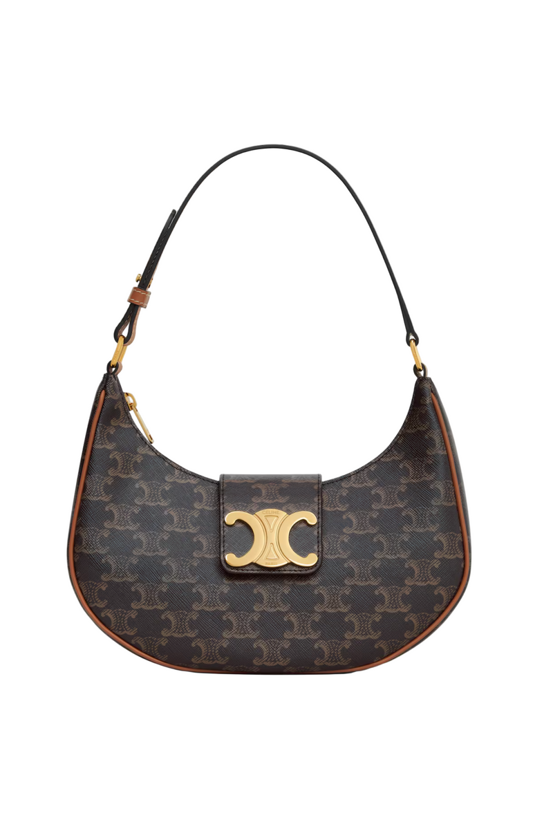 MEDIUM AVA TRIOMPHE BAG IN Triomphe Canvas and calfskin