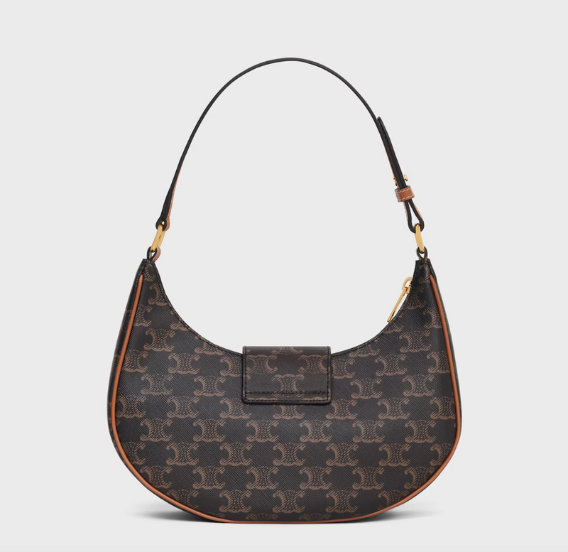 MEDIUM AVA TRIOMPHE BAG IN Triomphe Canvas and calfskin