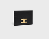 CARD HOLDER TRIOMPHE IN SHINY CALFSKIN
