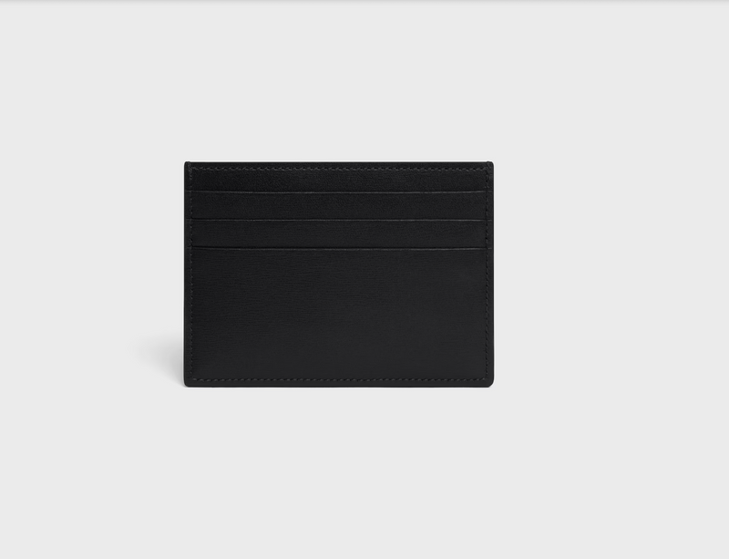 CARD HOLDER TRIOMPHE IN SHINY CALFSKIN