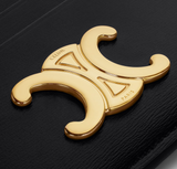 CARD HOLDER TRIOMPHE IN SHINY CALFSKIN