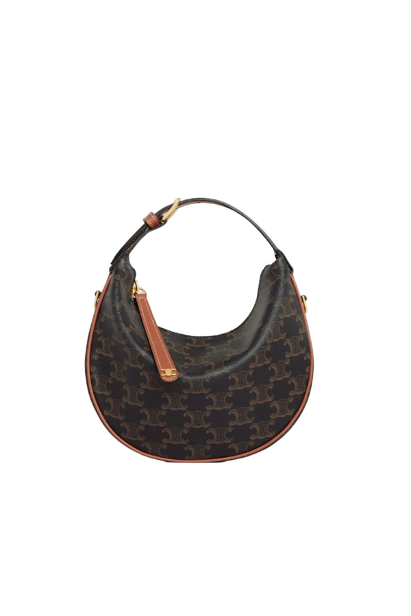 TEEN CELINE LULU IN TRIOMPHE CANVAS AND CALFSKIN