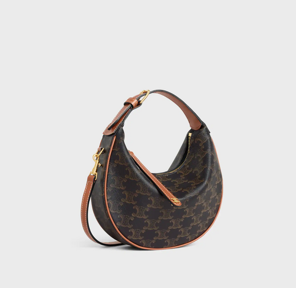 TEEN CELINE LULU IN TRIOMPHE CANVAS AND CALFSKIN
