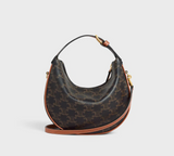 TEEN CELINE LULU IN TRIOMPHE CANVAS AND CALFSKIN