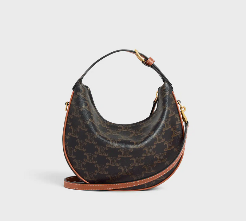 TEEN CELINE LULU IN TRIOMPHE CANVAS AND CALFSKIN