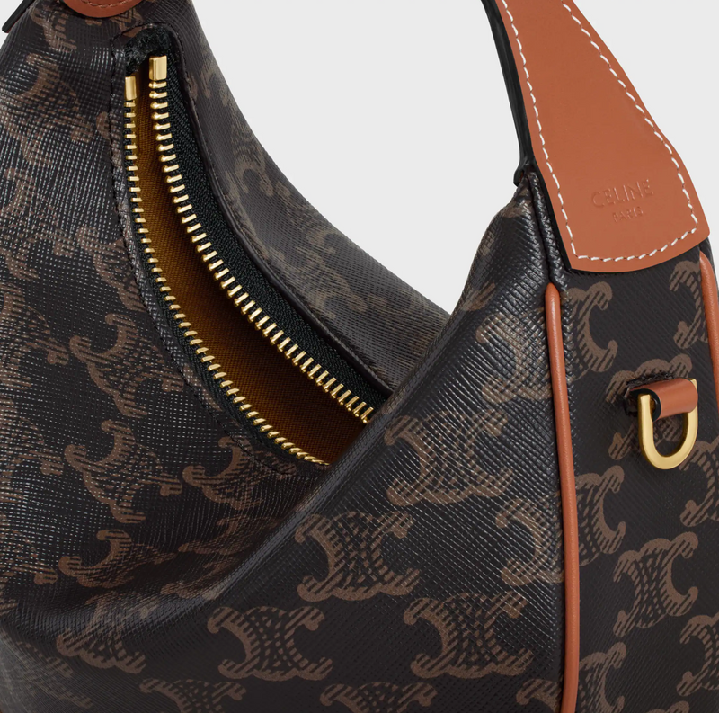 TEEN CELINE LULU IN TRIOMPHE CANVAS AND CALFSKIN