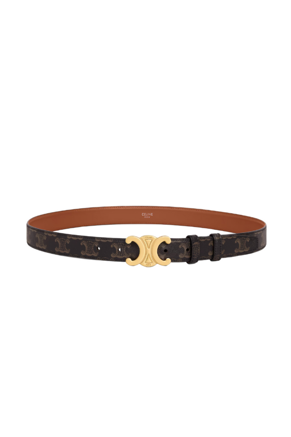 MEDIUM 25MM TRIOMPHE BELT IN TRIOMPHE CANVAS