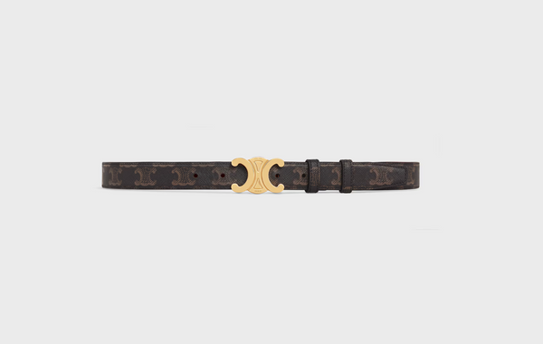 MEDIUM 25MM TRIOMPHE BELT IN TRIOMPHE CANVAS