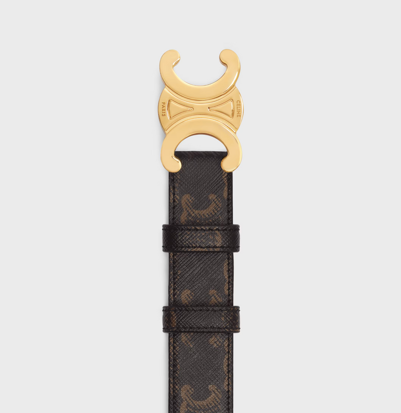 MEDIUM 25MM TRIOMPHE BELT IN TRIOMPHE CANVAS