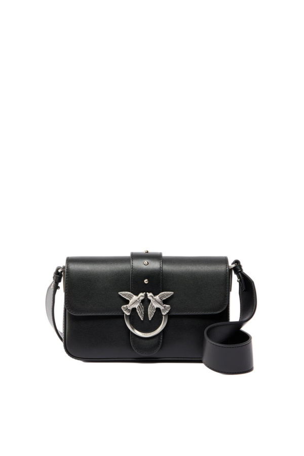 Mini calfskin shoulder strap