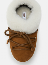EVX BROWN SUEDE MULES