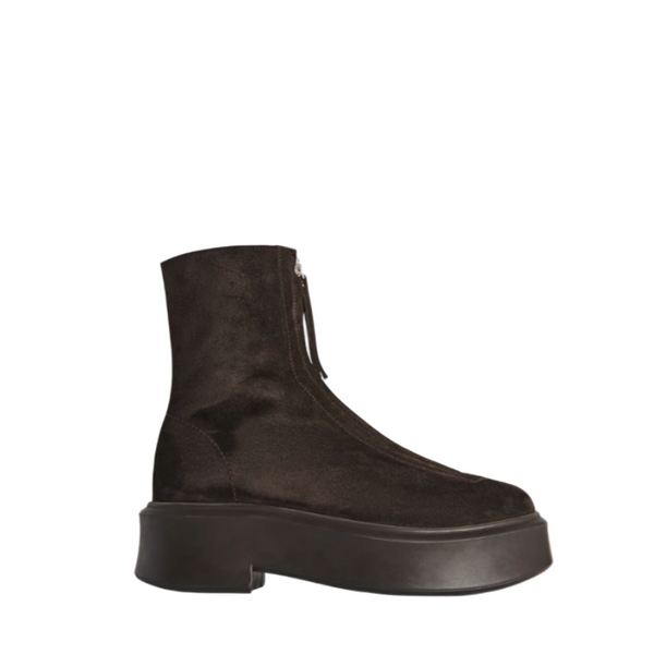 THE ROW 37 ザ・ロウ　Exclusive Zipped Boot Zipped Boot I Black in Leather – The Row