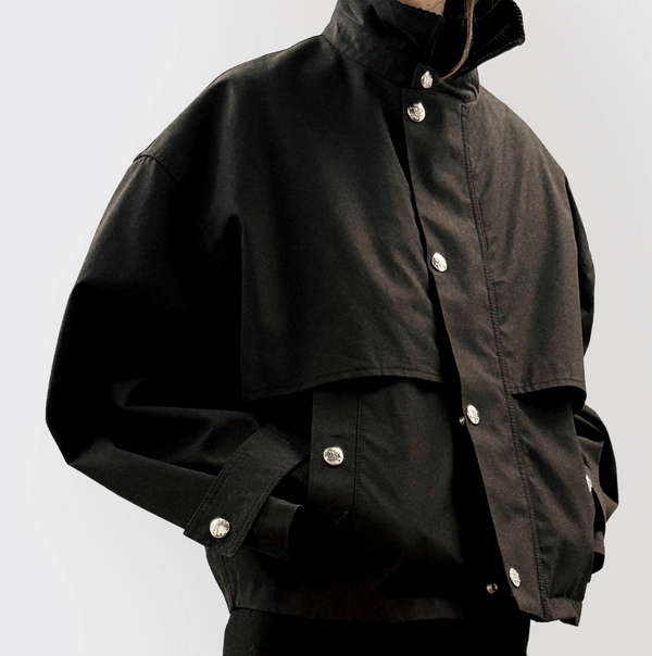 JACKET IN WAXED COTTON