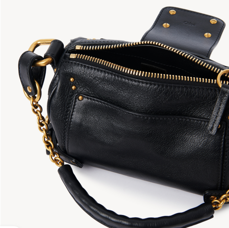 SMALL PADDINGTON CHAIN BAG IN GRAINED LEATHER