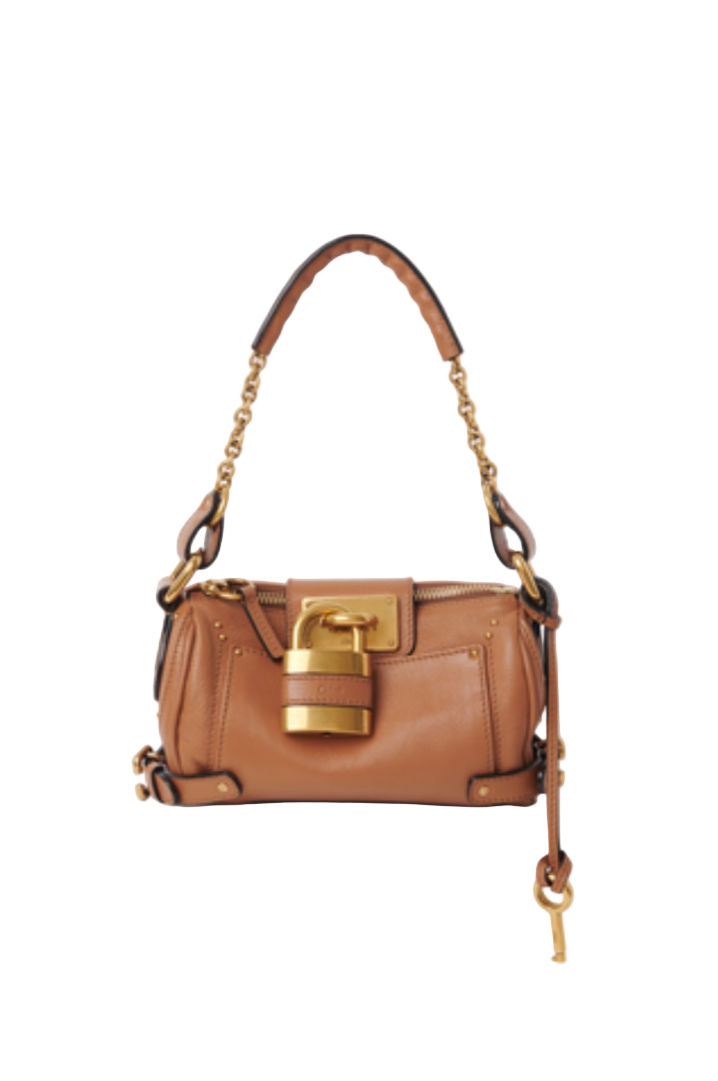 SMALL PADDINGTON CHAIN BAG IN GRAINED LEATHER