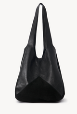 CHLOÉ BALLOON BAG IN GRAINED & SUEDE LEATHER