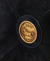 CHLOÉ BALLOON BAG IN GRAINED & SUEDE LEATHER