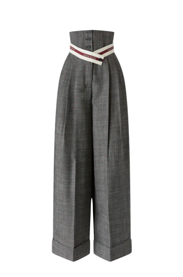 Prince of Wales Tailored Pants